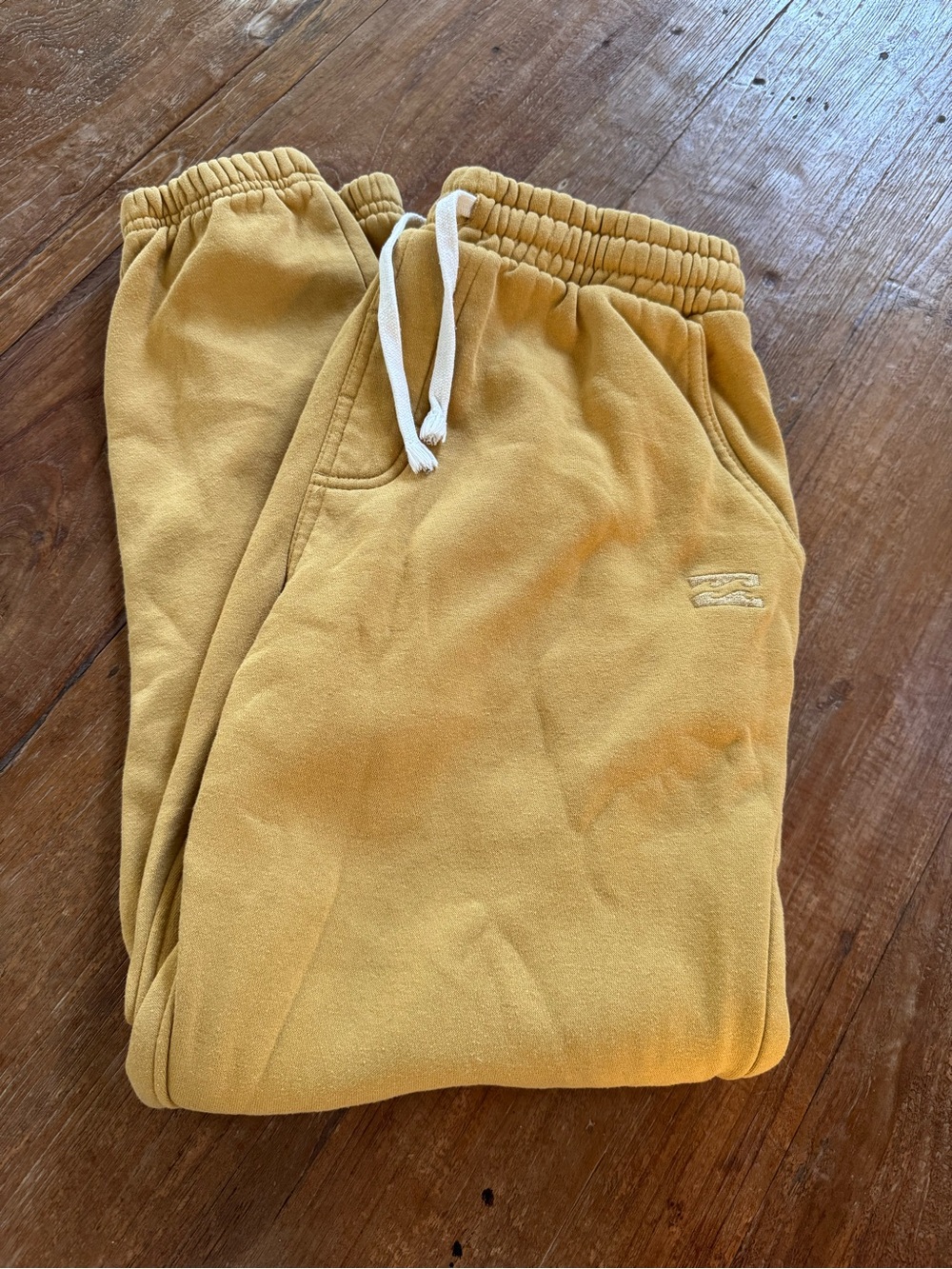 Billabong Kids Mustard Yellow Fleece Joggers